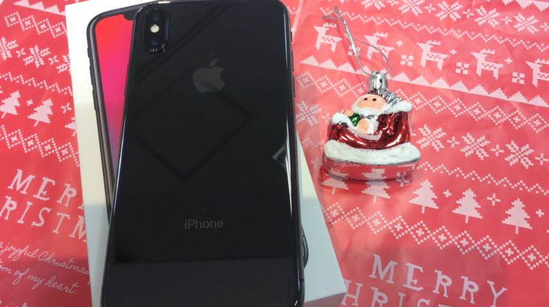 iphoneX simフリーあるよ〜〜🎄